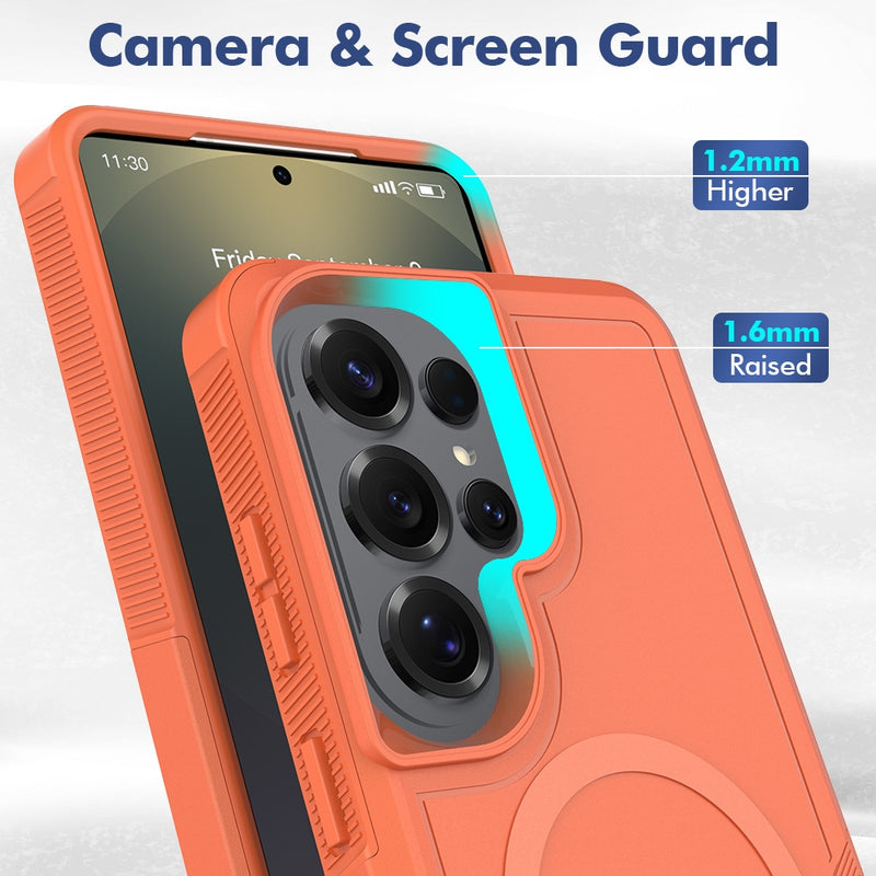 Cargue la imagen en el visor de la galería, Samsung Galaxy S26 / S26 Plus / S26 Ultra - PC + TPU 2-in-1 Magnetic Shockproof Protective Case
