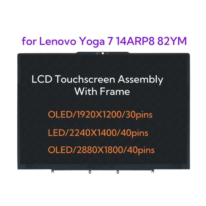 Load image into Gallery viewer, Lenovo Yoga 7 &amp; 7i-14IAL7 &amp; Yoga 7i-14IRL8 14 Inch Touch Digitizer Display LCD Screen Assembly - Polar Tech Australia

