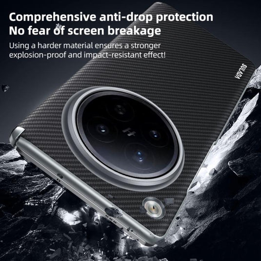 OPPO Find N6 - Kevlar Texture PC Shockproof Phone Case - Polar Tech Australia
