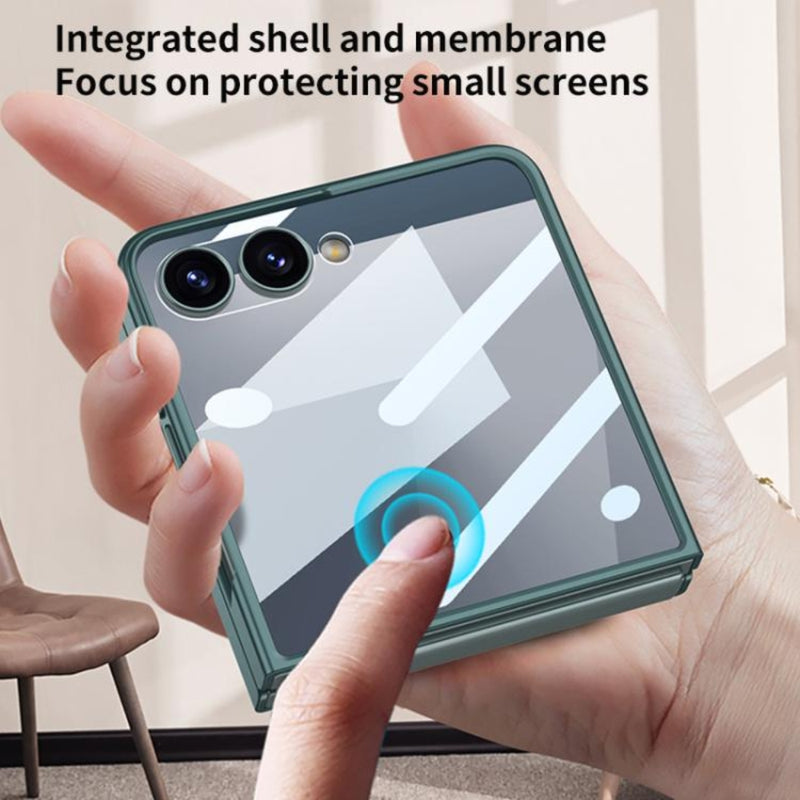 Cargue la imagen en el visor de la galería, Samsung Galaxy Z Flip7 5G - Integrated Ultra-thin Wristband Holder Phone Case
