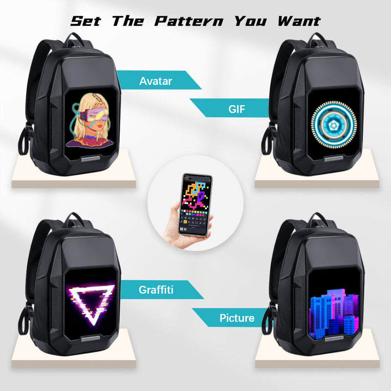 Cargue la imagen en el visor de la galería, Divoom Cyberbag Pixel Art LED Backpack Perfect Gift - Polar Tech Australia
