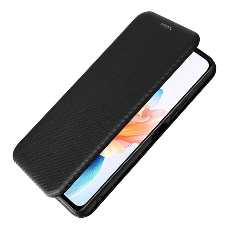 Cargue la imagen en el visor de la galería, OPPO A79 5G (CPH2557, CPH2553) - Carbon Fiber Texture Flip Leather Phone Case - Polar Tech Australia

