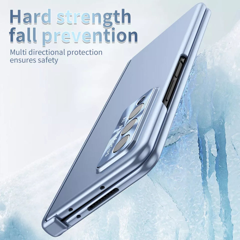Cargue la imagen en el visor de la galería, [With Pen Slot] Samsung Galaxy Z Fold 6(SM-F956) - Full Coverage Electroplated Magnetic Hinge Shockproof Protective Case
