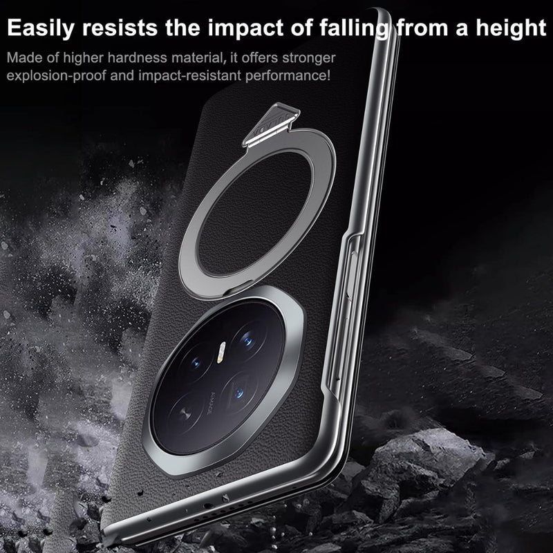 Cargue la imagen en el visor de la galería, Honor Magic V6 - Smart View Window MagSafe Magnetic Holder Leather Phone Case
