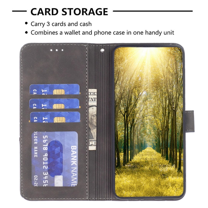 Load image into Gallery viewer, Apple iPhone 17 Air - Rhombus Texture Magnetic Leather Phone Case
