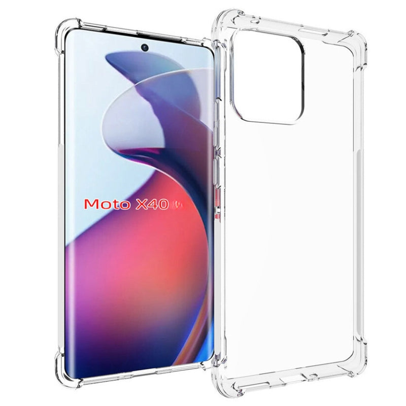 Load image into Gallery viewer, Motorola Moto X40 - AirPillow Cushion Transparent Soft Clear TPU Four Corners Protective Case - Polar Tech Australia
