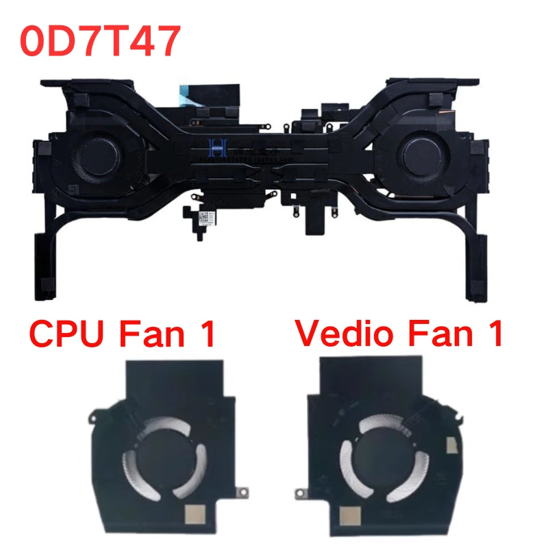 Cargue la imagen en el visor de la galería, Dell Alienware X16 R1 R2 Series - Laptop CPU &amp; GPU Cooling Fan Cooler - Polar Tech Australia
