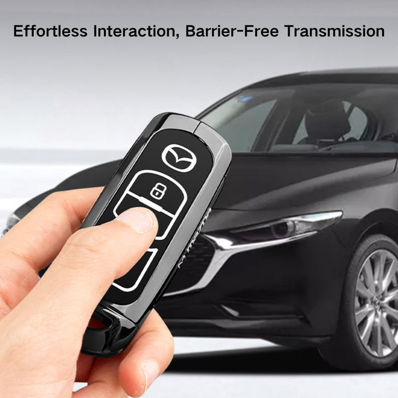 Chargez l&#39;image dans la visionneuse de la galerie, Mazda Zinc Alloy Car Key Fob Protective Case Cover For CX5, CX3, CX30, CX7, CX9, Mazda 2, 3, 6
