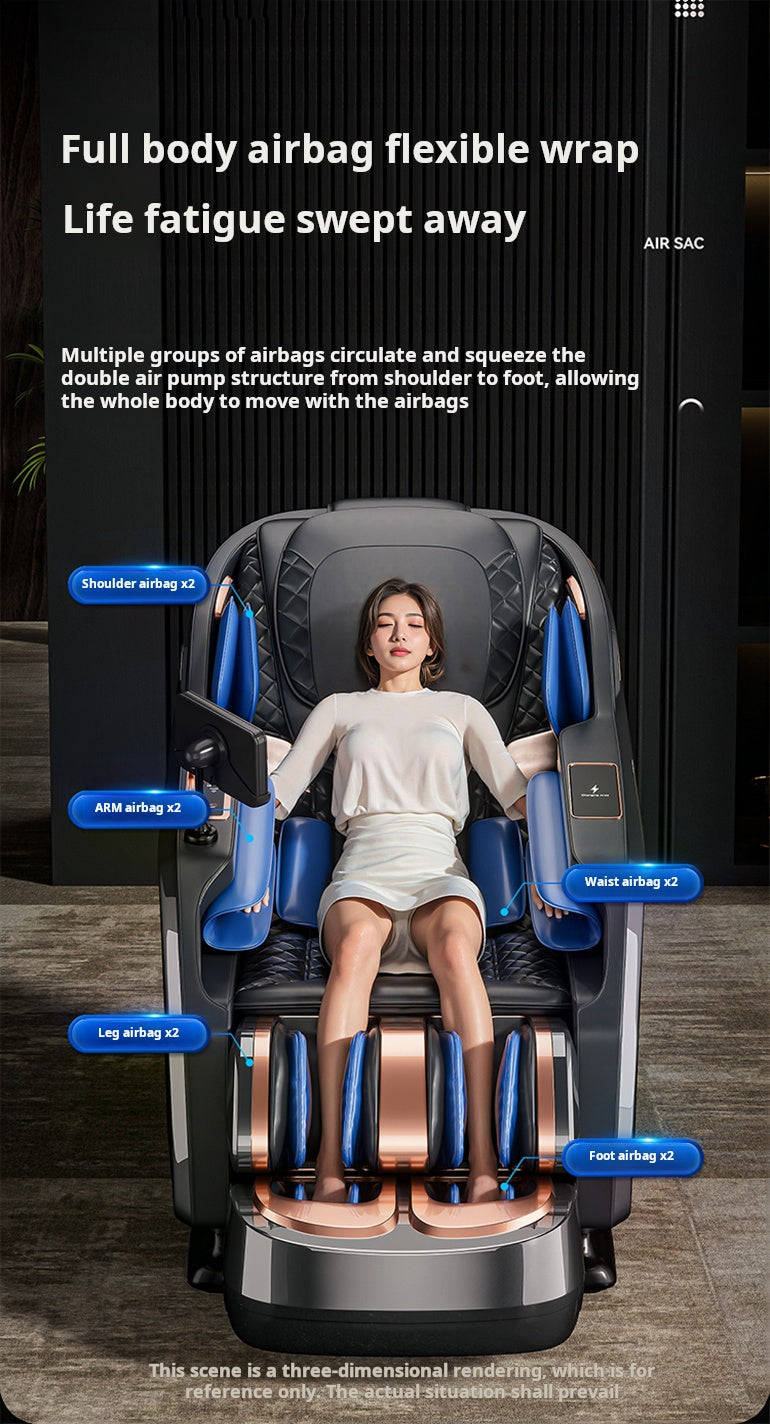 Load image into Gallery viewer, [M8 Max][Voice Control][AI Version] Luxury iMassage 9D Full-body Multi-function Zero-Gravity Large Massage Chair
