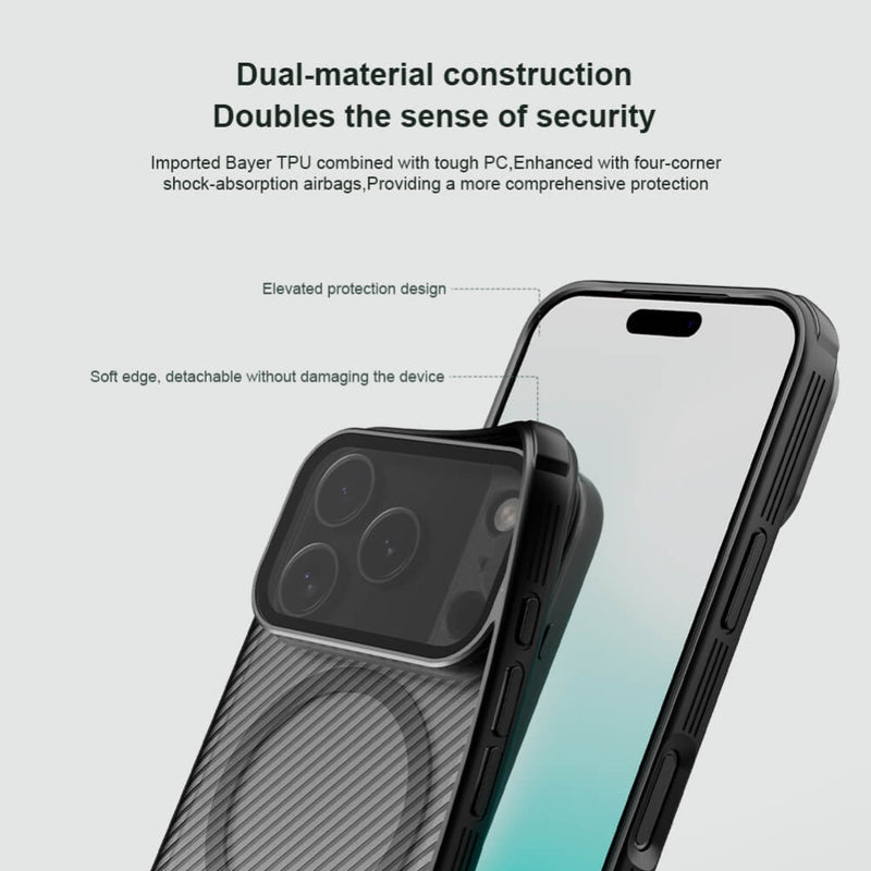 Chargez l'image dans la visionneuse de la galerie, Apple iPhone 18 Pro Max - Nillkin Camshield Prop Magnetic Transparent Lens Guard Edition Camera protective cover case
