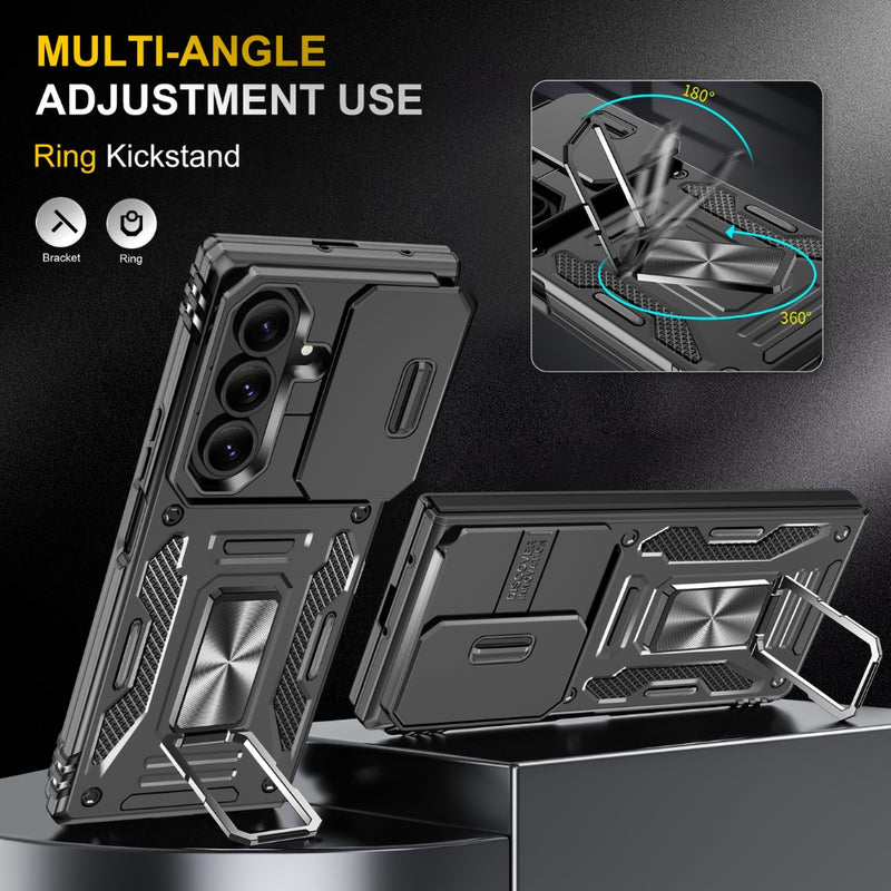 Cargue la imagen en el visor de la galería, Samsung Galaxy Z Fold7 5G - Armor PC + TPU Camera Shield Phone Case
