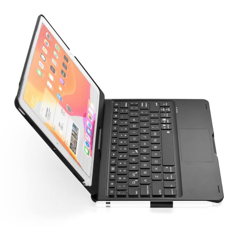 Chargez l&#39;image dans la visionneuse de la galerie, 360 Degree Rotating Wireless Touchpad Keyboard Cover Case for iPad 10“/11” 10/11th Gen 2022/2025 - KIBO
