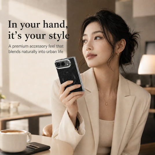 Apple iPhone Ultra / Fold - Glitter Powder Magnetic Integrated Film Phone Case