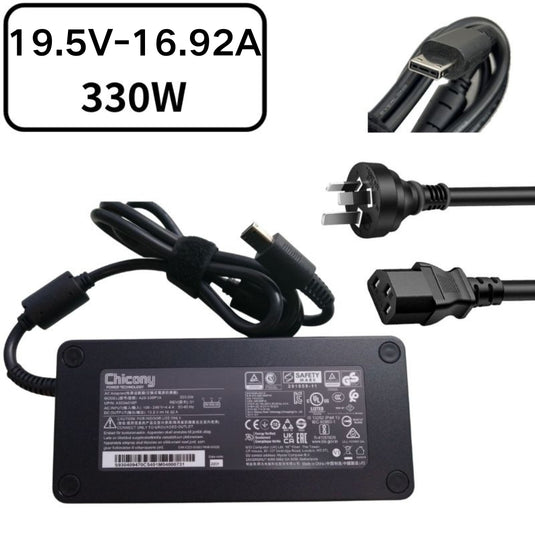 [19.5V-16.92A/330W][USB Pin] MSI Raider GE78HX 13VI-086US / MSI A20-330P1A Laptop AC Power Supply Adapter Charger
