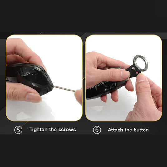 Mercedes Benz Carbon Fiber Metal Protective Car Key Fob Case Cover For Benz A, B, C, E, GLC, GLE