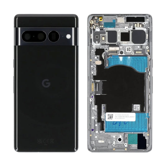 Google Pixel 7 Pro (GP4BC) - Rear Back Frame Housing Assembly With Camera Lens