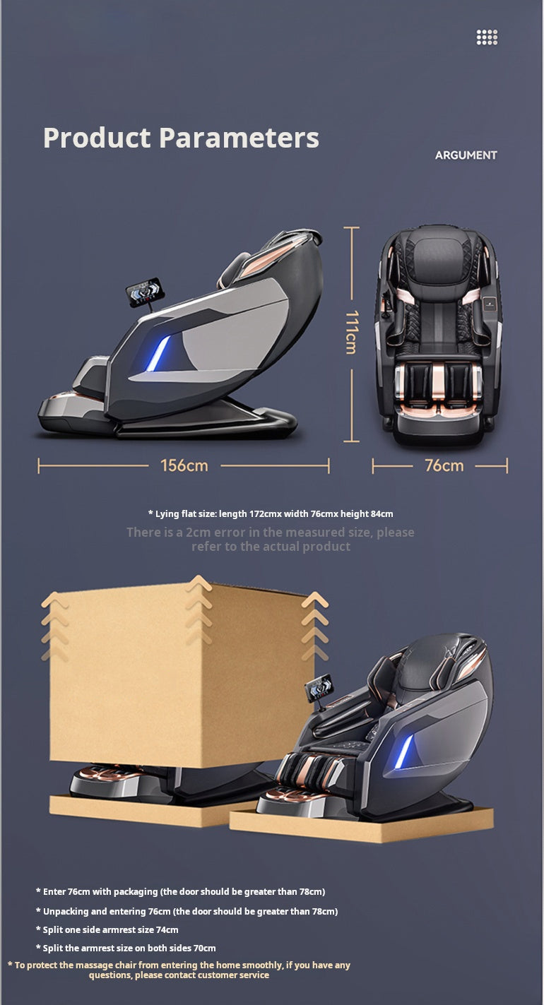 Load image into Gallery viewer, [M8 Max][Voice Control][AI Version] Luxury iMassage 9D Full-body Multi-function Zero-Gravity Large Massage Chair
