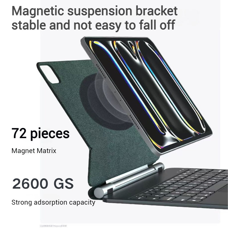 Cargue la imagen en el visor de la galería, [Magic Keybord] Apple iPad Air 4/5 &amp; Pro 11“ &amp; Air 11” M2/M3 (2024/2025) - Precision Multi-Touch Trackpad Magnetic Smart Wireless Keyboard Case With Backlit Keys - i-Station Mobile Phone &amp; Electronic Device Repair and Accessories

