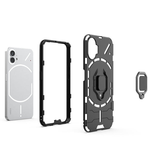 [Built-in Stand] Nothing Phone (1) - Shockproof Military Grade Armor TPU Dual-Layer Full Body Case - Polar Tech Australia