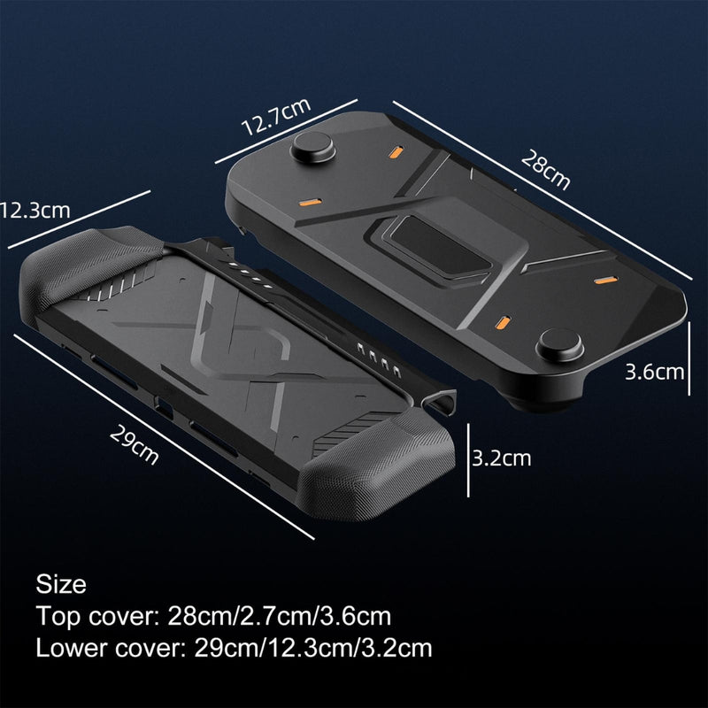 Cargue la imagen en el visor de la galería, Nintendo Switch 2 - XDcase Mecha Style TPU Middle Frame &amp; PC Front Cover Protective Case
