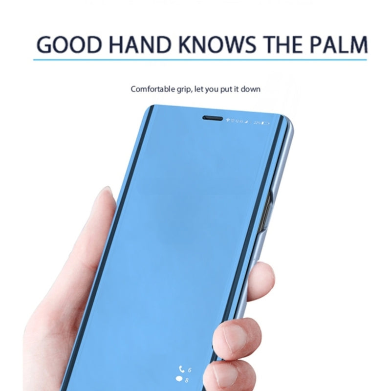 Load image into Gallery viewer, Samsung Galaxy Note 9 (SM-N960) - Mirror Clear View Horizontal Flip PU Leather Case
