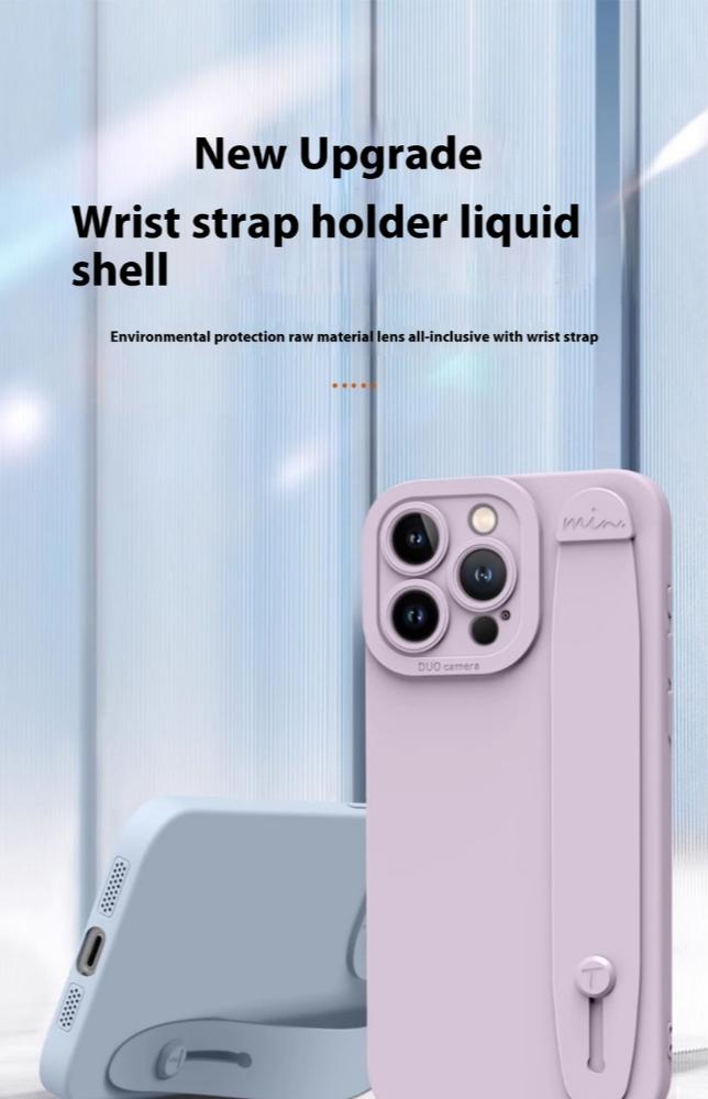 Load image into Gallery viewer, [Wrist Strap Bracket] Apple iPhone 12/Pro/Max - Washable Liquid Silicone Protective Case - Polar Tech Australia
