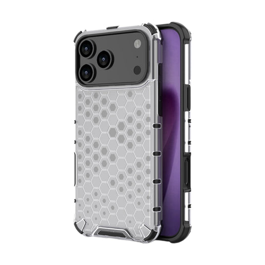 Apple iPhone 17 Pro Max - Honeycomb Transparent Shockproof Protection Case