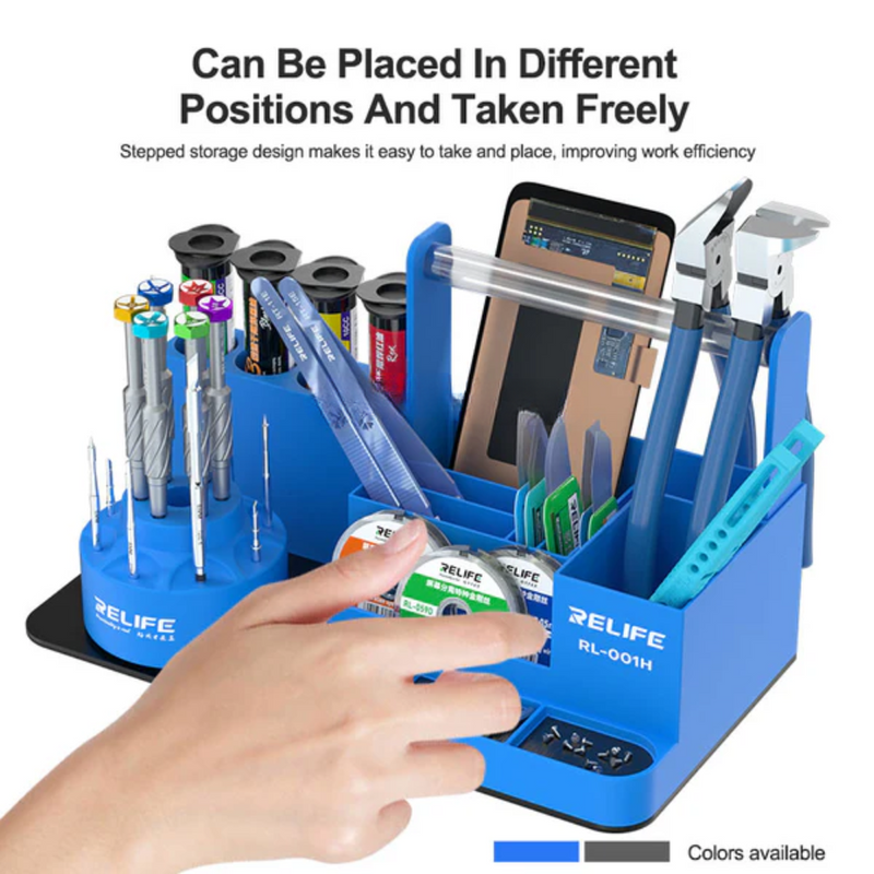 Chargez l&#39;image dans la visionneuse de la galerie, [RL-001H] Rotatable Storage Box Tools Accessories Placement Rack - Polar Tech Australia
