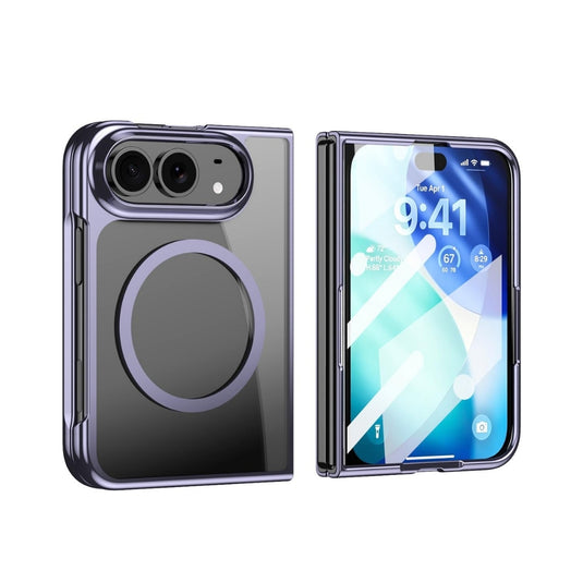 Apple iPhone Ultra - Clear Plated Magnetic Integrated Film Phone Case