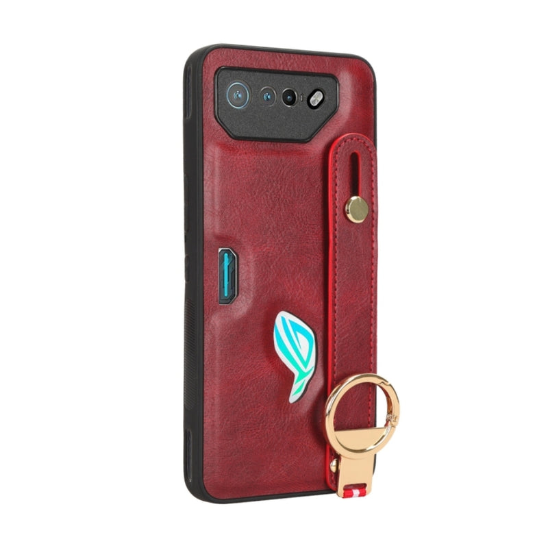 Cargue la imagen en el visor de la galería, Asus ROG Phone 5 - Wristband Leather Back Phone Case
