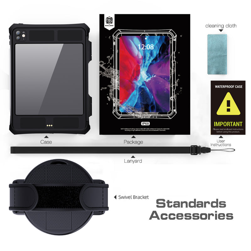 Cargue la imagen en el visor de la galería, Apple iPad Pro 13&quot; 2024 Redpepper Full Covered Waterproof Heavy Duty Tough Armor Case - Polar Tech Australia
