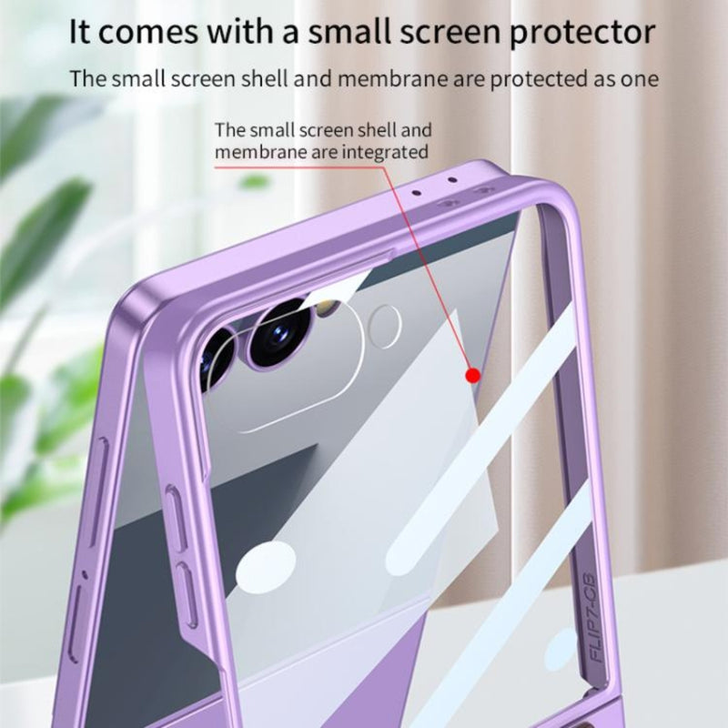 Cargue la imagen en el visor de la galería, Samsung Galaxy Z Flip7 5G - Integrated Ultra-thin Wristband Holder Phone Case
