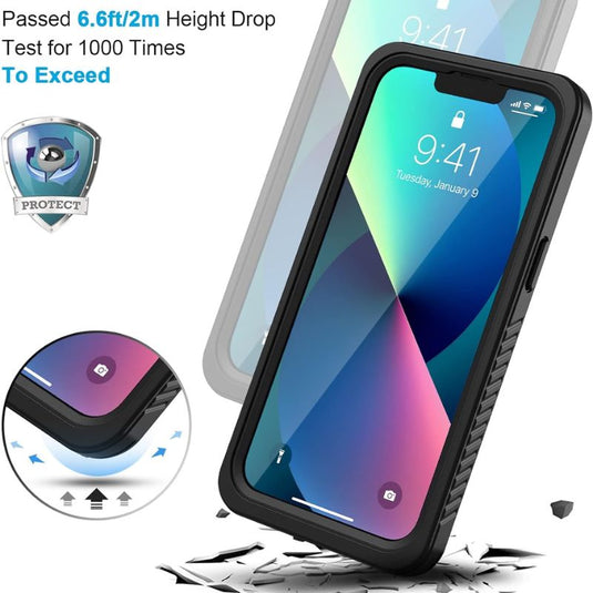 [FS Series] Apple iPhone 13 Mini / 13 - Redpepper Full Covered Waterproof Heavy Duty Tough Armor Case - Polar Tech Australia