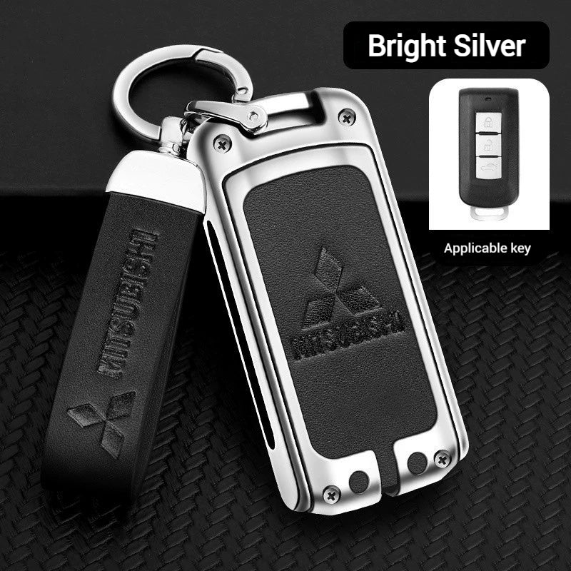 Chargez l&#39;image dans la visionneuse de la galerie, Mitsubishi Full Alloy Protection Car Key Fob Case Cover For ASX, Outlander, Eclipse Cross
