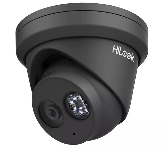 [Hilook-IPC-T261H-MU-BL] Hikvision 6MP 2.8MM Turret With Human & Vehicle Recognition in Black - Polar Tech Australia