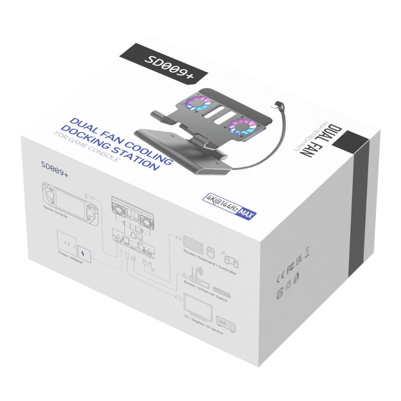 Load image into Gallery viewer, Nintendo Switch 2 - 100W Docking Station Cooling Fan Base Compatible with ROG Ally / Ally X / Steam Deck
