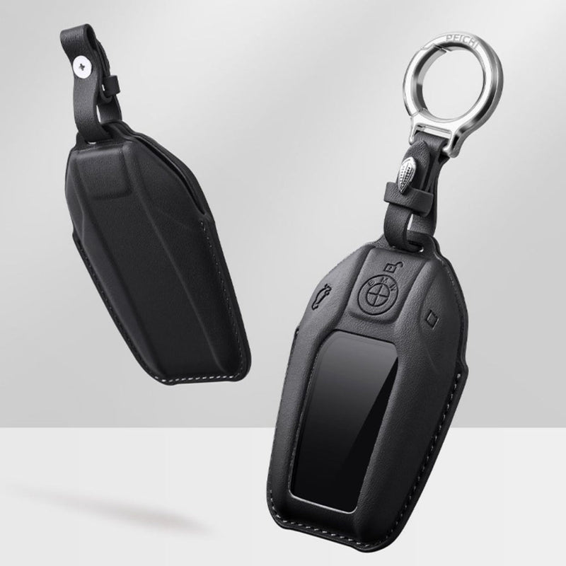 Load image into Gallery viewer, BMW Leather Car Key Fob Case Cover For 1, 2, 3, 5, 7 Series, X1, X3, X5, X6, X7, ix1, ix40, ix50, i8
