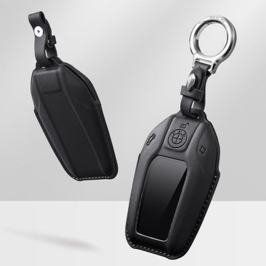 BMW Leather Car Key Fob Case Cover For 1, 2, 3, 5, 7 Series, X1, X3, X5, X6, X7, ix1, ix40, ix50, i8
