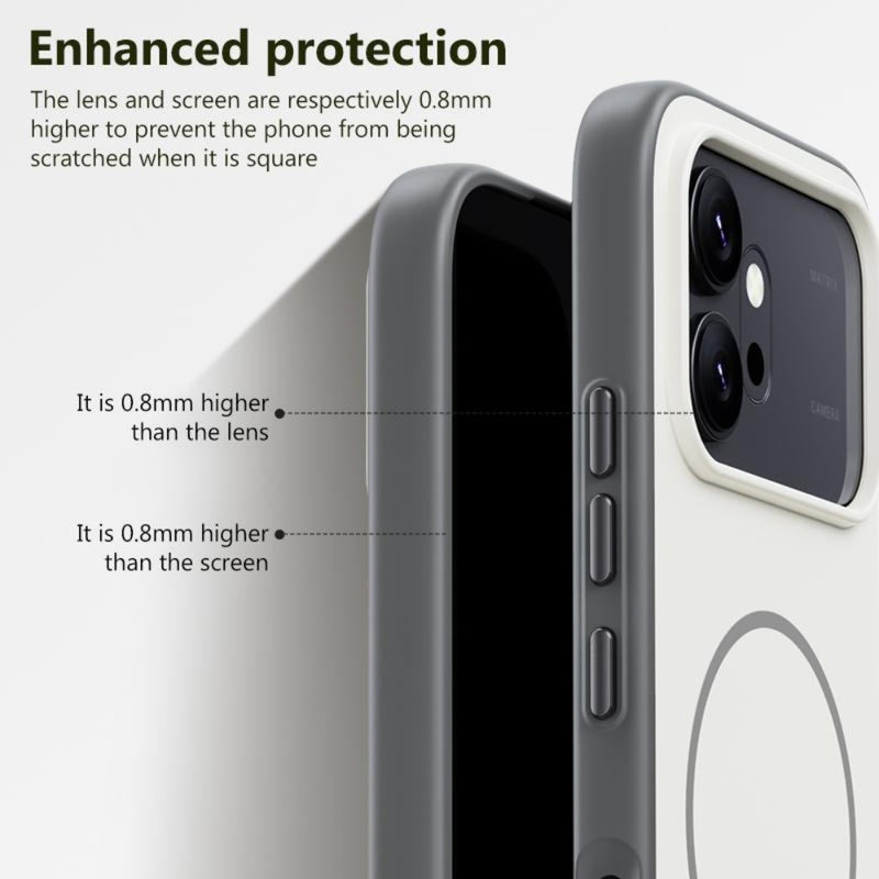 Cargue la imagen en el visor de la galería, Honor 600 Pro - Skin Feel Magnetic Full Coverage Phone Case
