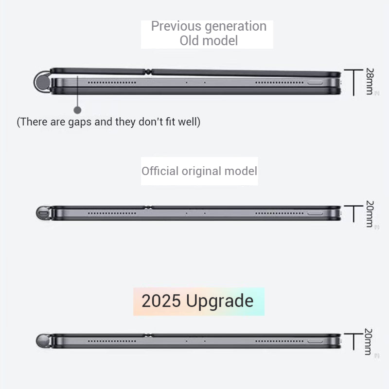 Chargez l&#39;image dans la visionneuse de la galerie, [With Touchpad][Magic Keybord] Apple iPad Pro 13-inch 7th Gen (2024) Smart Multi-Touch Trackpad Magnetic Wireless Keyboard Case With RGB Backlit - Polar Tech Australia
