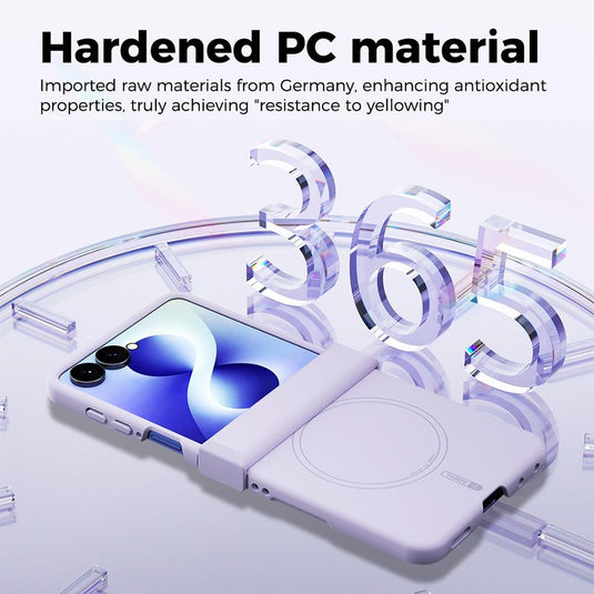Samsung Galaxy Z Flip8 5G - ABEEL Skin-friendly Feel Magsafe Liquid Silicone Phone Case