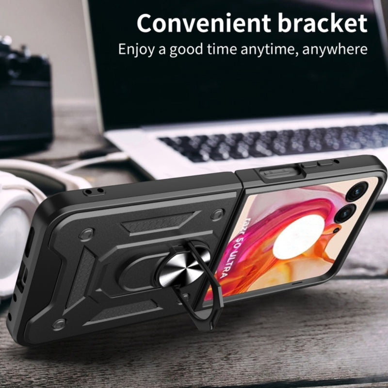 Chargez l&#39;image dans la visionneuse de la galerie, Motorola Moto Razr 2024 - Armor Ring Holder TPU Hybrid PC Phone Case - Polar Tech Australia
