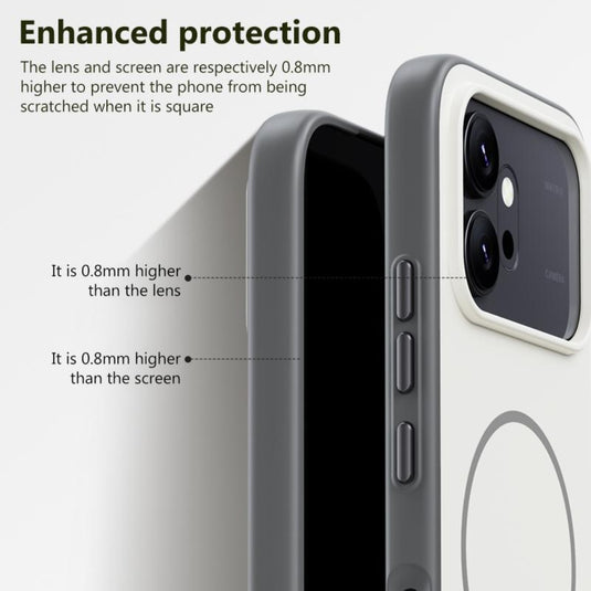 Honor 600 - Skin Feel Magnetic Full Coverage Phone Case
