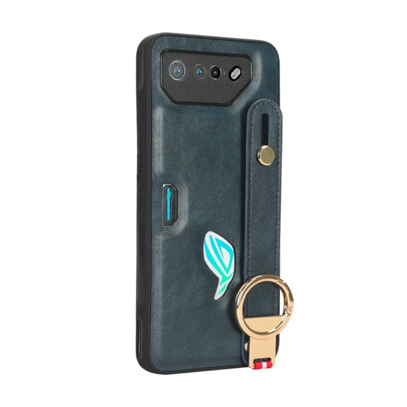 Cargue la imagen en el visor de la galería, Asus ROG Phone 5 - Wristband Leather Back Phone Case
