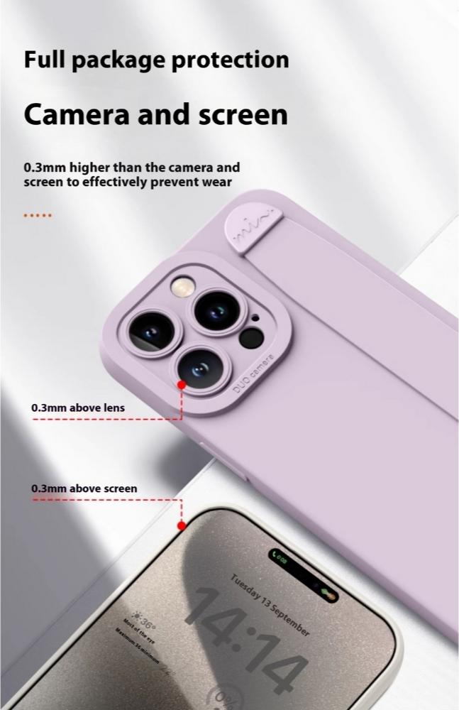 Load image into Gallery viewer, [Wrist Strap Bracket] Apple iPhone 12/Pro/Max - Washable Liquid Silicone Protective Case - Polar Tech Australia
