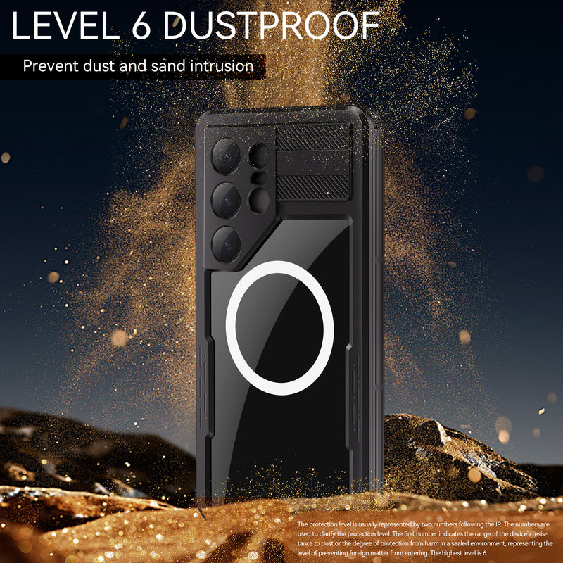 Chargez l&#39;image dans la visionneuse de la galerie, [Magsafe Compatible] [Mars Series] Samsung Galaxy S25/Plus/Ultra - Shellbox Full Covered Waterproof Heavy Duty Tough Armor Case - Polar Tech Australia

