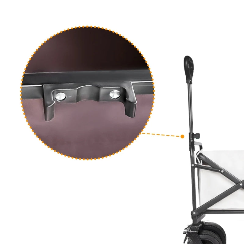Load image into Gallery viewer, Extender Folding Cart Outdoor Extra Long Utility Large Capacity Wagon Cart Camping Picnic Trolley Beach Collapse Folding Cart - Polar Tech Australia
