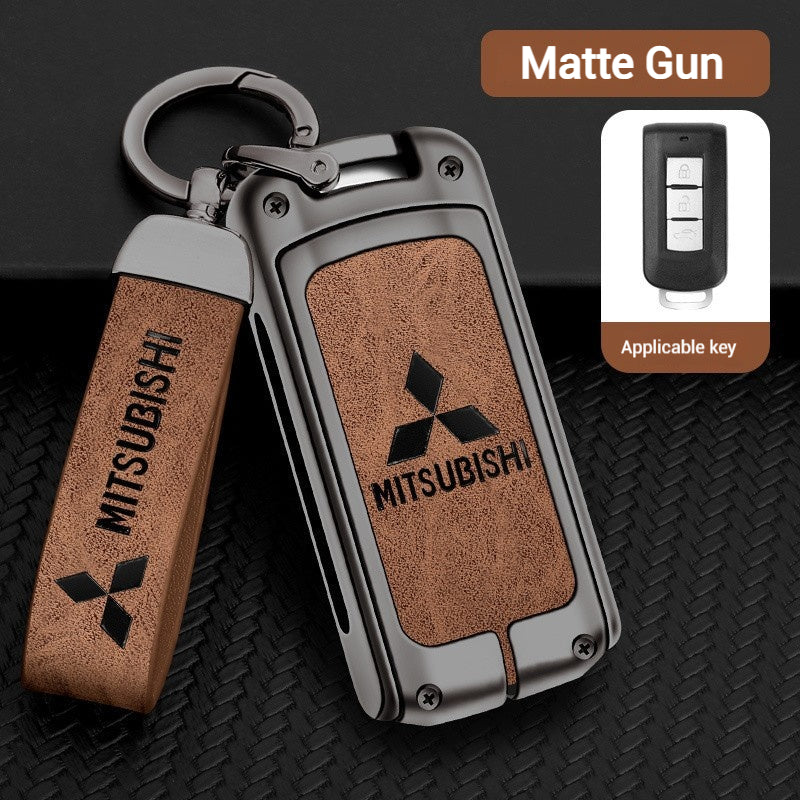 Chargez l&#39;image dans la visionneuse de la galerie, Mitsubishi Full Alloy Protection Car Key Fob Case Cover For ASX, Outlander, Eclipse Cross
