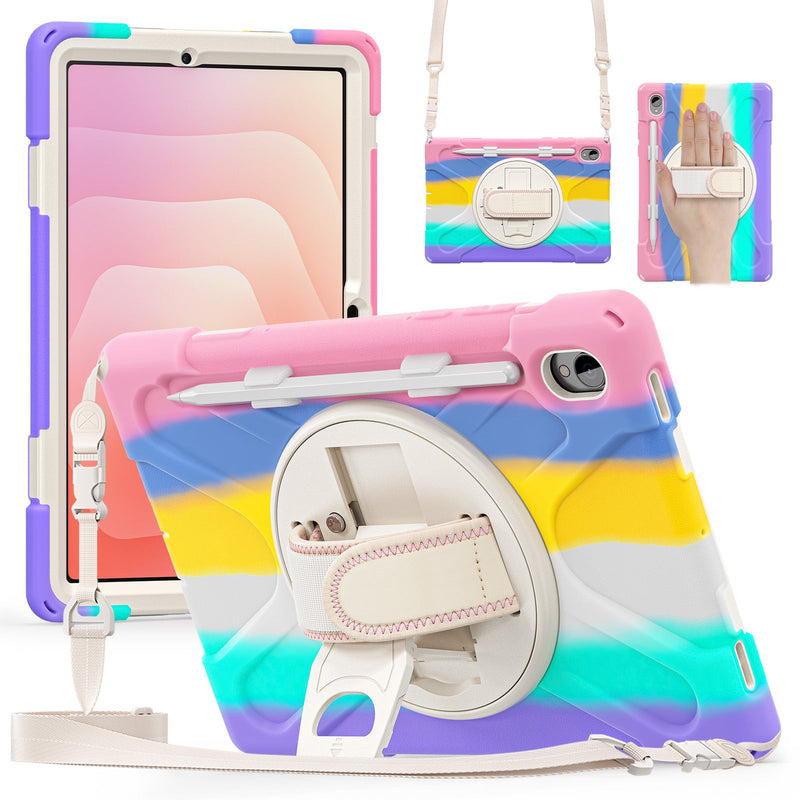 Load image into Gallery viewer, Samsung Galaxy Tab S11 (2025) 11" - Heavy Duty 360 Degree Rotate Stand Hand Strap Case With Shoulder Strap - i-Station Mobile Phone &amp; Electronic Device Repair and Accessories
