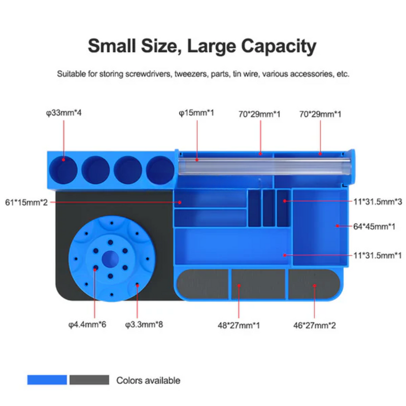 Chargez l&#39;image dans la visionneuse de la galerie, [RL-001H] Rotatable Storage Box Tools Accessories Placement Rack - Polar Tech Australia
